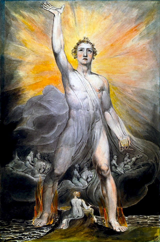 William Blake — The Angel of Revelation