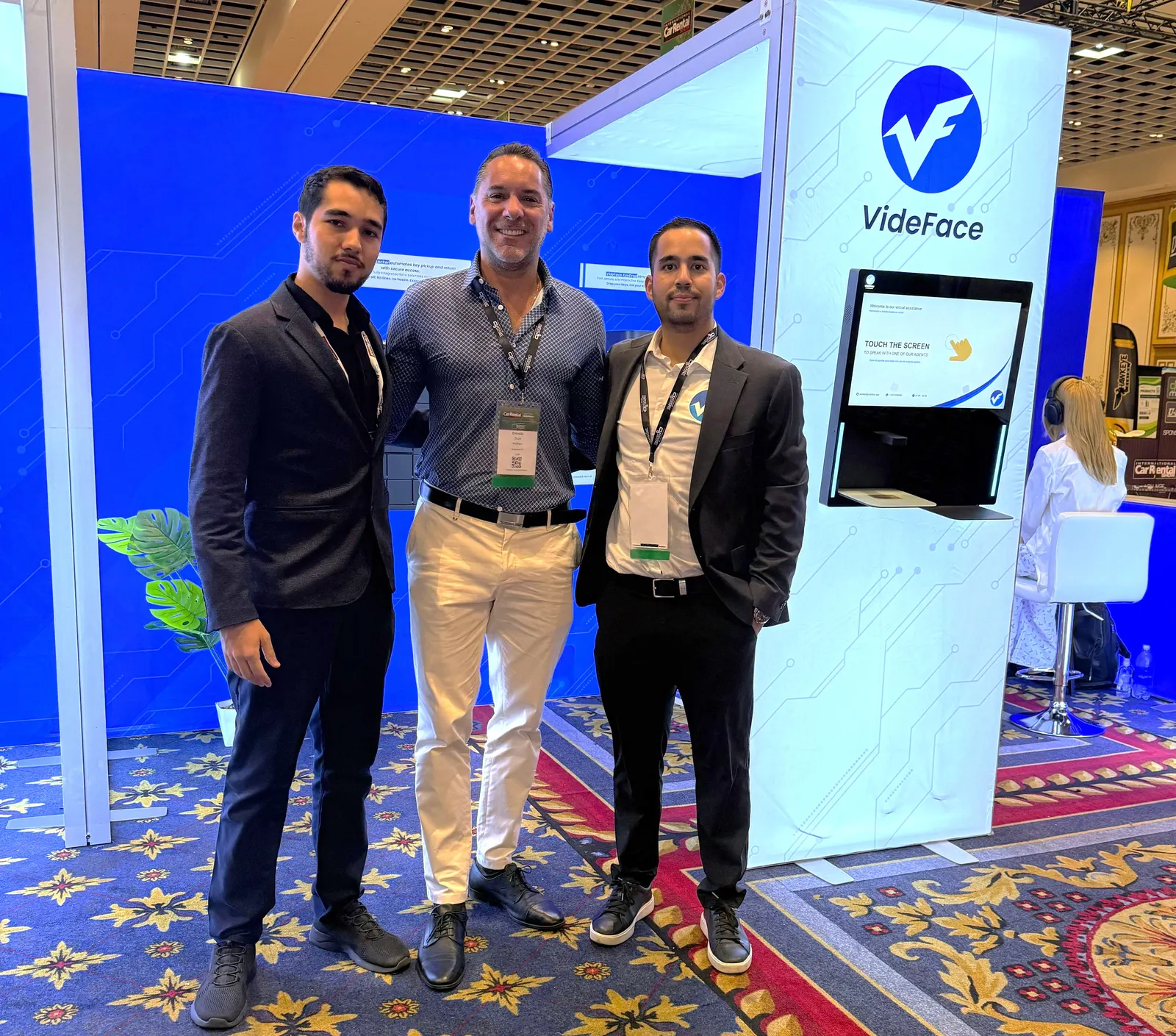 VideFace team at the International Car Rental Show 2025